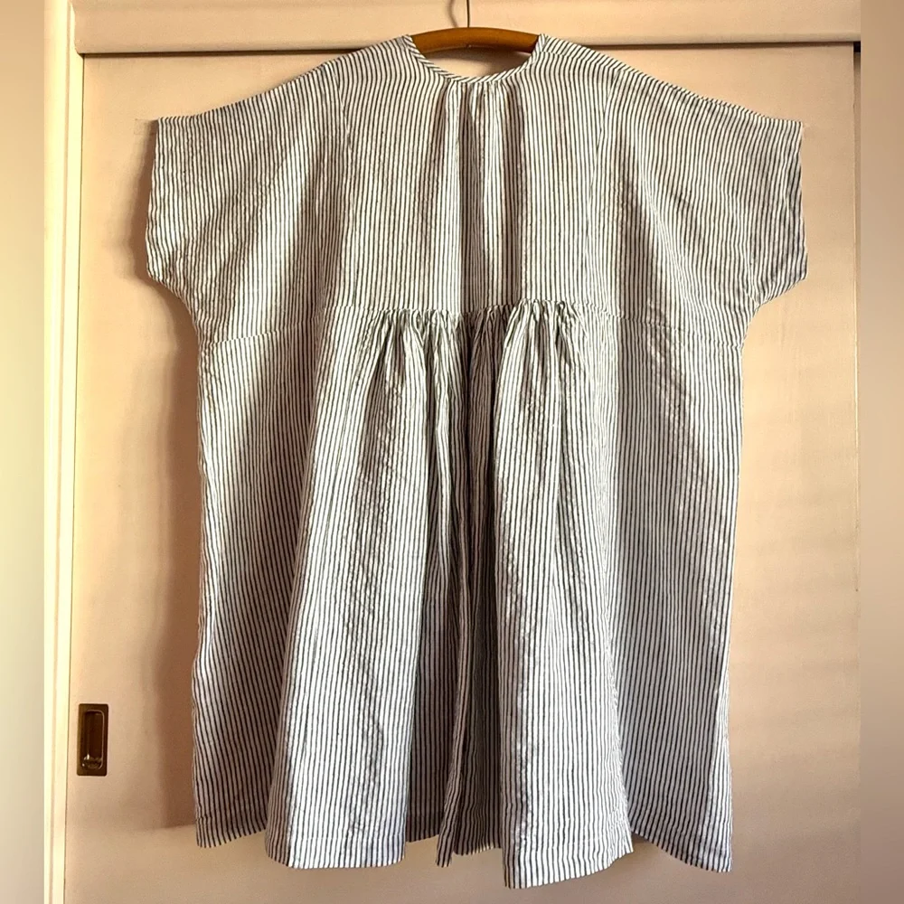 Maiwa Amber Tunic 💘🤩 Linen Top Smock OS Like New M L XL - Picture 5 of 5